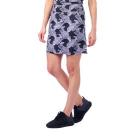 Momentum Collection: Lora Floral 17&quot; Pull-On Skort